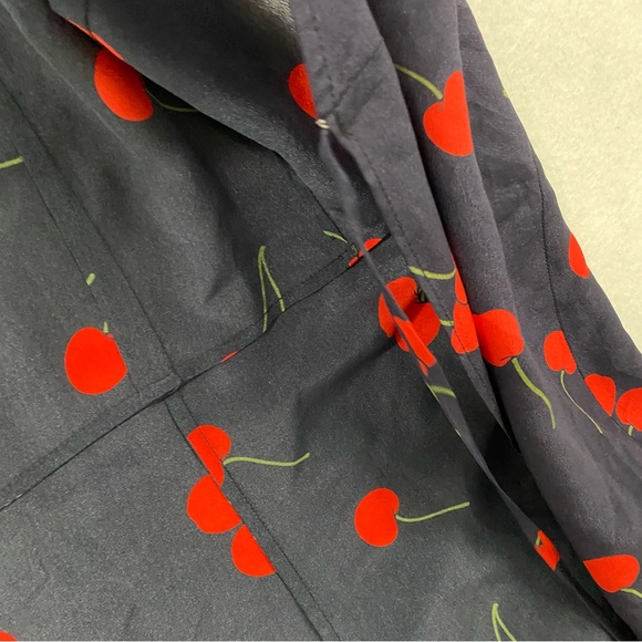 Realisation Cherry Silk Printed Wrap Dress Small - Picture 5 of 9